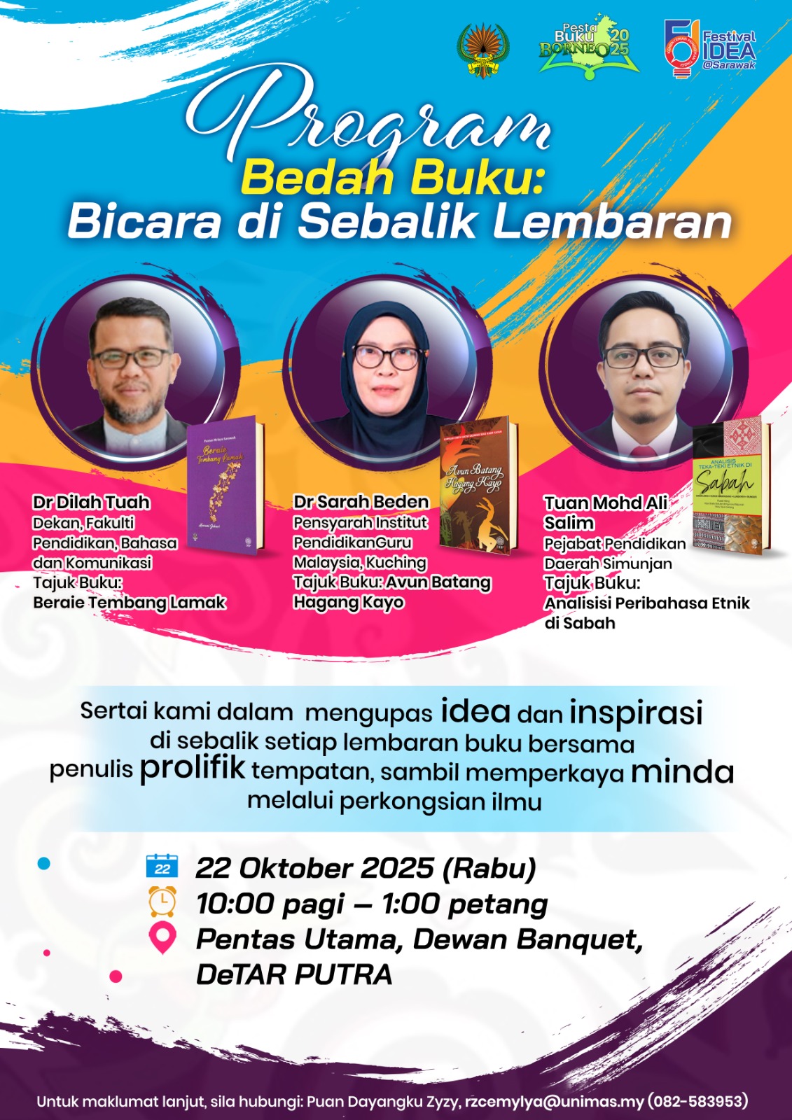 Program Bedah Buku : Bicara di Sebalik Lembaran