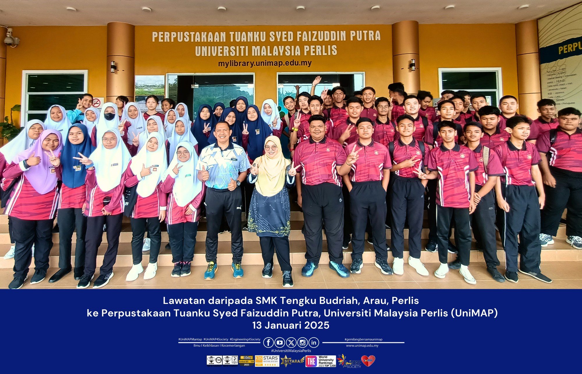 Lawatan Guru dan Pelajar SMK Tengku Budriah, Arau, Perlis